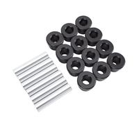 SIXRUN Cart Rear Leaf Spring Bushing Kit, High Strength Plastic Spring Bushings for EZGO TXT Medalist DS, Enhances Stability and Performance