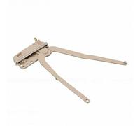 SIXRUN Casement Window Crank Operator, Zinc Alloy Right Hand Dual Arm Window Crank Opener, 85 Lbs Load Replacement, Easy Installation Rust Proof for Residential Apartment