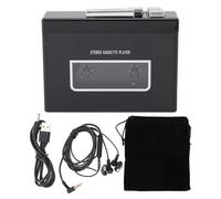 SIXRUN Cassette Player, MP3 Tape Player with Auto Reverse and FM Radio, USB Cassette to MP3 Converter for Vintage Music Enthusiasts and Tape Digitizing (B)