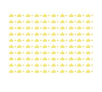 SIXRUN Cattle Ear Tags, 100 Pcs TPU Livestock ID Tags with Copper Studs, 7.5 X 6 Cm Animal Identification for Cattle Goats Pigs Horses, Herd Management Farm Use (Yellow)