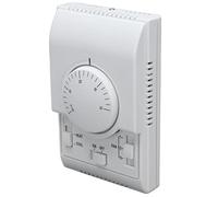 SIXRUN Central Air Conditioning Thermostat 2 Way Mechanical Control Switch Conditioner 110- with 3 Speed Fan Toggle Switch for Commercial HVAC Systems