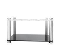 SIXRUN Chess Pieces Holder Acrylic Stainless Steel Stand with 16 Holes, Sturdy Material, Modern Appearance, Easy to Use for Making Chess Pieces, Great for Players