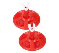 SIXRUN Chicken Water Bowl, Efficient Water Use, Automatic Chicken Waterer, G3/4 Round Tube, 2 Sets for, Ducks, Geese