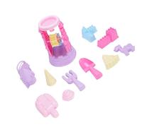 SIXRUN Children's Castle Set, Colorful Beach Toys with Various Tools for the Development of Motor Skills for Boys and Girls (Pink)