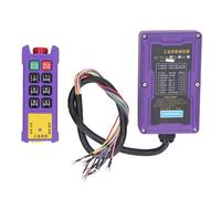 SIXRUN Crane Remote Control, Nylon Wireless Hoist Controller, IP67 8 Button 300m Range 310 to 331MHz 425 to 446MHz for Cranes Conveyors Pumps CNC Operators (Nylon 2)