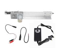 SIXRUN Cycling Reciprocating Linear Actuator Motor, Aluminum Alloy Body Cr Plated Telescopic Pole, 3 15cm Stroke Adjustable Speed 210rpm for Farming Home Automatic Snowblower