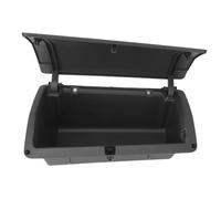 SIXRUN Dashboard Storage Box, Center Console Organizer Tray Replacement for Hilux Vigo 2004 2014 with Phone Holder for Left Hand Drive Passenger Side (Grey)