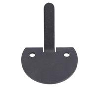 SIXRUN Deer Head Bracket, Carbon Steel Wall Mount Skull Hanger for Small Game Trophies Like Whitetail Deer, Concealed Design with Satin Black Finish for European Mount Display