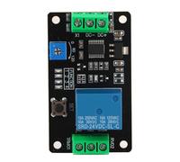 SIXRUN Delay Timer Relay, Adjustable Self Locking Time Switch with On Off Delay Function for DC 5V 12V 24V Applications (DC24V)