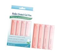 SIXRUN Dot Glue Pen Double Sided Adhesive Dot Dispenser Fine Tip Reusable Glue Pen 4 Pack Easy Press Application for Crafts Scrapbooking School and Office Use (4PCS)