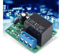 SIXRUN DPDT Relay Module, Bistable Self Locking Low Pulse 5V (DC5V) | Double Pole Double Throw Switch, Reverse Polarity Indicator, Screw Terminal Wiring, 5A Load, Industrial Automation