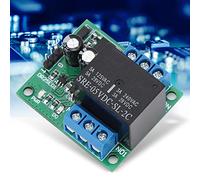 SIXRUN DPDT Relay Module, Bistable Self Locking Low Pulse 5V (DC6-24V) | Double Pole Double Throw Switch, Reverse Polarity Indicator, Screw Terminal Wiring, 5A Load, Industrial Automation