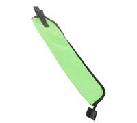 SIXRUN Drum Stick Bag Oxford Cloth Drumstick Holder 46 X 10 Cm with Hanging Design Portable Handle and Multi Item Storage for Drummers Practice Lessons Stage Use (Green)