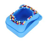 SIXRUN Electronic Pets Travel Storage Bag Bitzee Digital Pet Protective Case with Carrying Strap for On-The-Go (Blue)