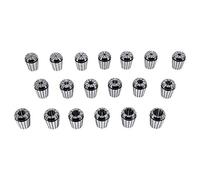 SIXRUN ER32 19PCS Spring Collet Set 2mm-20mm Precision Collets with Self-Release Design for CNC Milling Machine Lathe Engraving