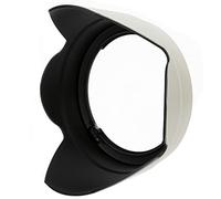 SIXRUN EW-83G Camera Lens Hood for EF 28-300mm F/3.5-5.6L IS USM Lens, White ABS Material, Reversible Design to Reduce Flare When