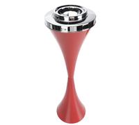 SIXRUN Floor Standing Tray Innovative Stylish Outdoor Standing Ashtray with Lid for Home Patio Elevator KTV Toilet Living Room Floor Standing Tray (Red)
