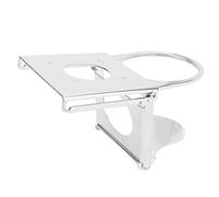 SIXRUN Folding Drink Holder Pop Up Cup Holder Stainless Steel 304 Spring Loaded Mounts Under Armrest with Mirror Polished Finish for Boat RV Yacht Office
