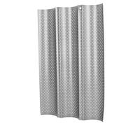 SIXRUN French Bread Baking Pan Carbon Steel Pan with Perforated Multi Groove Tray Nonstick Easy Release for Home Bakers Family Meals Bread Making (Three Slots)