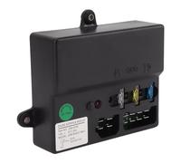SIXRUN Generator Controller Engine Interface Module 147mm Mounting Hole | 12/24V EIM SR & Plus Versions, Starter Solenoid, Fuel Solenoid, Safety Relay, Overspeed Signaling, LED Status Indication
