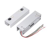 SIXRUN Glass Door Access Control System, Electric Lock DC 12V Fail Safe with Feedback Signal for Right Side Frameless Glass Door