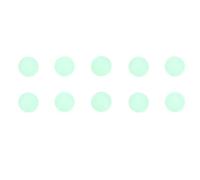 SIXRUN Glow in the Dark Balls, Fluorescent ABS Plastic Luminous Balls with Long Lasting Glow for Night Running Camping Party Games