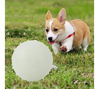SIXRUN Glow in The Dark Dog Ball Bite Resistant Pet Toy for Dogs with Natural Rubber Interactive Puppy Teeth Ball 2.36in (Assorted Color)
