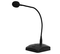 SIXRUN Gooseneck Microphone Conference Mic Desk Mic Highly Sensitive Noise Reduction 360° Omnidirectional Adjustable Metal Hose for Computer Meetings