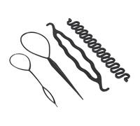 SIXRUN Hair Maker Accessories, Durable Hair Styling Tools for Braiding and Twists for Long At Weddings and Parties (No. 1 4PCS)