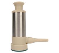SIXRUN Handmade Sausage Stuffer, Stainless Steel Manual Sausage Maker Machine with 4 Stuffing Tubes