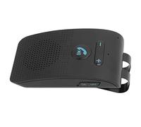 SIXRUN Handsfree Car Speakerphone, 5.0 Cell Phone Kit with Music Playback, Voice Assistant and Navigation for Safe Driving