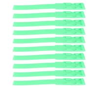 SIXRUN Identification ID Collars Plastic Cow Marking Band 10pcs Cattle Identification Ring 4 Colors Lightweight Reusable Livestock Foot Bands for Farm Animal Sorting (Green)