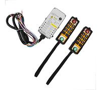 SIXRUN Industrial Crane Hoist Controller, 800MHz Anti-Fall Remote (AC380V) | CNC Remote Controller, Industrial Grade, Oil Resistant, AC/DC Voltage Optional, for Conveyor, Coal Mining, Concrete Pump