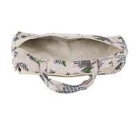 SIXRUN Knitting Bag, Woven Fabric Tote Yarn Storage with Needle Holders,