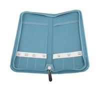 SIXRUN Knitting Needle Case Portable Storage Bag Organizer in 600D Oxford Fabric for 20cm 7.9in Needles Rhombus Lattice Design Non Slip Slots for Travel Home Knitters