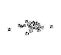 SIXRUN Landing Gear Stopper Set Wheel Collar, Stainless Steel 2mm Shaft Accessories for Fixed Wing RC Aircraft Models