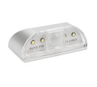 SIXRUN LED Keyhole Light Battery Operated PIR Motion Sensor Night Lamp for Toilets Cabinets Kitchen Hallways Stairs