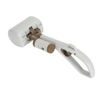 SIXRUN Lightweight and Multi-Purpose Poop Scooper, Long Easy-to-Clean Scoop for Hygienically Picking Up Pet Waste [Durable Material] [ABS Size] (White)