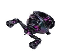 SIXRUN Low Profile Reel, Full Metal Spool Lightweight Design with 10 Speed Magnetic Brake, Smooth Ceramic Outlet for Fishing Reel Accessories (Left Hand)