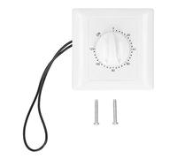 SIXRUN Mechanical Countdown Timer, 120 Minutes Intelligent Timing Switch Controller with High Conductivity Copper, for Fans Water Heaters Routers Fish Tanks Light Bulbs