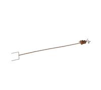 SIXRUN Metal Bird House with Stake Rustproof Weatherproof Garden Decoration Birdhouse Pole for Outdoor Yard Lawn Courtyard Landscape (A)