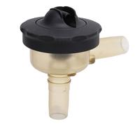SIXRUN Milking Machine Stop Valve, Vacuum Shut Off Valve with Sensor for Cow Milking Equipment (Black)