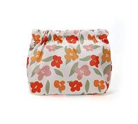SIXRUN Mini Makeup Bag, Oxford Cloth Cosmetic Bag with Spring Plate Design for Travel and Outdoor Activities, Compact and Lightweight for Easy Storage (SIXRUN82iomnet91-230223WD02-2)