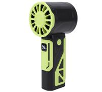 SIXRUN Mini Portable Fan Powerful USB Rechargeable Handheld Fan 4000mAh Battery Quiet Personal for Travel Makeup Office Home Outdoor (Green)
