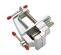 SIXRUN Mini Vise with Adjustable Jaws and Aluminum Alloy Body for Hobby Work Jewelry Making Model Building Small Repairs Workshop