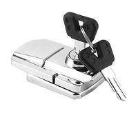 SIXRUN Motorcycle Rear Trunk Lock, Iron Anti Theft Lock with 2 Keys, Secure Replacement Latch Kit for Big Sheep Motorcycle Trunk