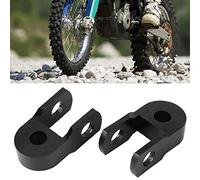 SIXRUN Motorcycle shock absorbers heightening device, compact lightweight with high strength aluminum alloy, for reducing bumps on bad roads (screws)