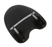 SIXRUN Motorcycle Windshield for 20mm Handlebar, PC Windscreen (Smoked)