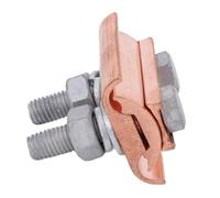 SIXRUN Parallel Groove Terminal, Copper Parallel Groove Clamp for 16 to 120mm² Wires, M10 Thread, High Conductivity High Strength Junction Connector for Power Line Installation