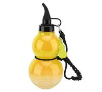 SIXRUN PCTG Gourd Water Bottle 800ml Proof Drop Proof for Travel (Yellow)